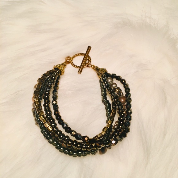 Beautiful hand crafted beaded bracelet - Picture 3 of 4